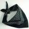 Bandana noir "Un été dans l'herbe"