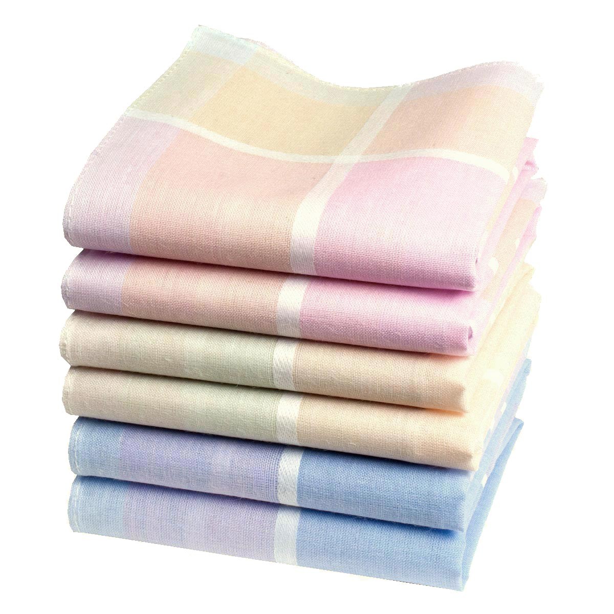 Mouchoirs En Coton Imprimés Sixties - Lot De 6 - 30x30cm - Merrysquare